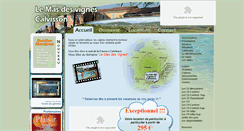 Desktop Screenshot of lemasdesvignesacalvisson.com